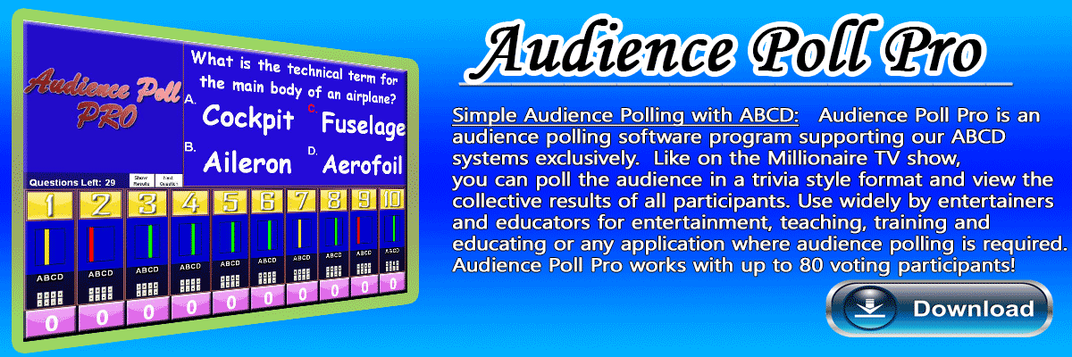 Audience Poll Pro Software Game