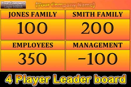 4 player leader board software
